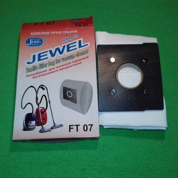 Багаторазовий тканинний мішок Jewell FT-07 (на змійці) для пилососів LG ELECTRONICS 133233 фото