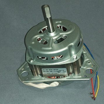 Мотор стирки (XD-180; 180W; 1,7A; 12мкФ; вал 12мм) для полуавтомат типа Сатурн и других полуавтоматов 00437 фото