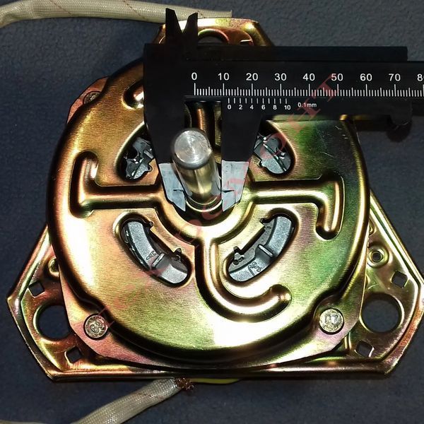 Мотор стирки (XD-100; 100W; 1,3A; 10 мкФ; вал 12 мм) для напівавтомат типу Сатурн 00441 фото