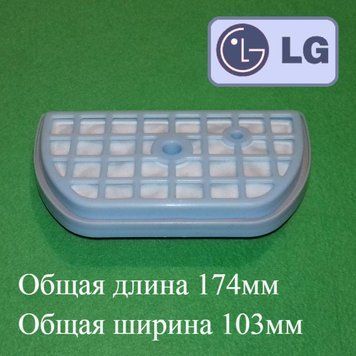 Фільтр з поролоновою вставкою ADQ73393603 для пилососа LG 00066 фото