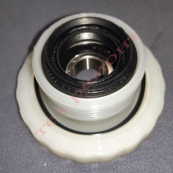 Блок з підшипником 6204 (2RS) для Electrolux, Zanussi, AEG, Privileg та інших (4071306494; ліве різьблення, з боку шківа) 2006 фото