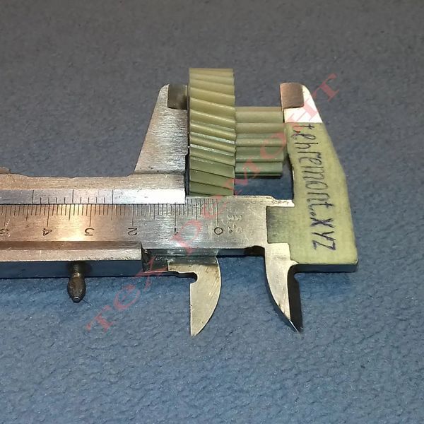 Шестерня для мясорубки Эльво и Vitek (Z=34; z=12; D=37мм; d=18мм; H=25мм) (Украина) 85a фото