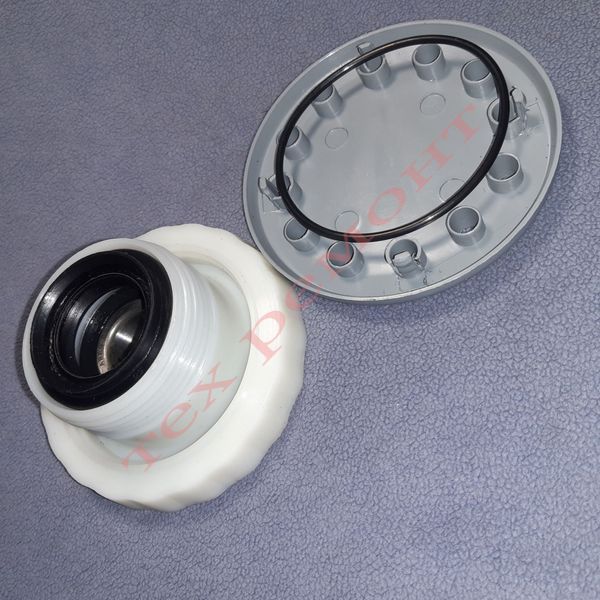 Блок з підшипником 6204 (2RS) для Electrolux, Zanussi, AEG, Privileg та інших (4071306494; праве різьблення, зі зворотного боку шківа) 1967 фото