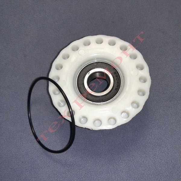 Блок з підшипником 6204 (2RS) для Electrolux, Zanussi, AEG, Privileg та інших (4071306494; праве різьблення, зі зворотного боку шківа) 1967 фото