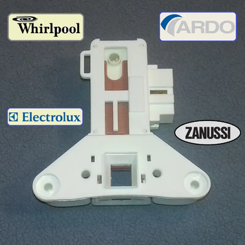 Замок блокування люка для Ardo, Whirlpool, Zanussi, Electrolux та інших (код 530001501, 651016770, 481228058028, 155237400) 23a фото