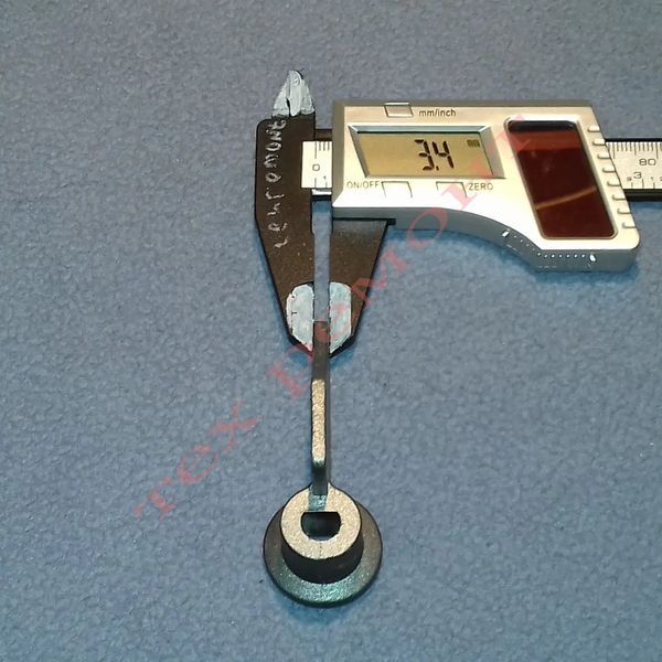 Пряма лопатка (мішалка) №3 для хлібопічки Moulinex SS-185951, Kenwood, DeLonghi, Arno (d=6,5*8мм) 12250 фото