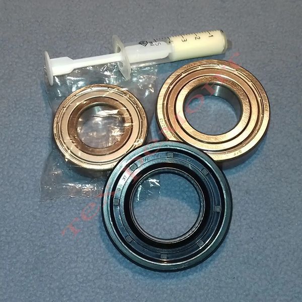 Ремкомплект подшипников SKF для LG (в промышленном кульке) "6205zz, 6206zz; с-ник "JY оригинал" 37*66*9.5/12; смазка 3 куб. 60046 фото