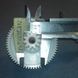 Шестерёнка (YWZ-10) для мясорубки Белвар 721624002 (Z=65; z=11; D=66; d=20; H=38) 68a фото 2