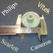 Шестерня для мясорубки Vitek, Scarlett, Cameron, Philips (Z=55; z=16; D=46,5; d=18,2; H=32,6) Украина 74a фото 1