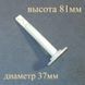 Шток зливного клапана No3 (діаметр 37 мм; висота 81 мм) для клапана стирання типу Сатурн 0015 фото 1