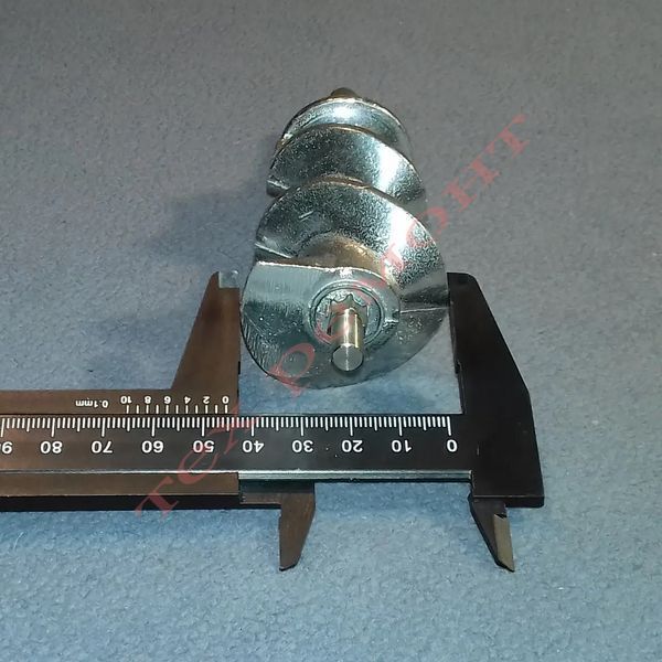 Шнек SS-989487 з кільцем ущільнювача для м'ясорубки&nbsp;Tefal, Moulinex, Krups (L = 128 мм) 950 фото