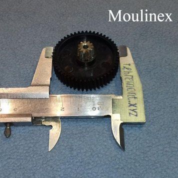 Шестірня (CL-12A/F-12) для м'ясорубки Moulinex MS-5564244 (Z = 50; z = 11; D=46; d=11,5; H=22) 95a фото