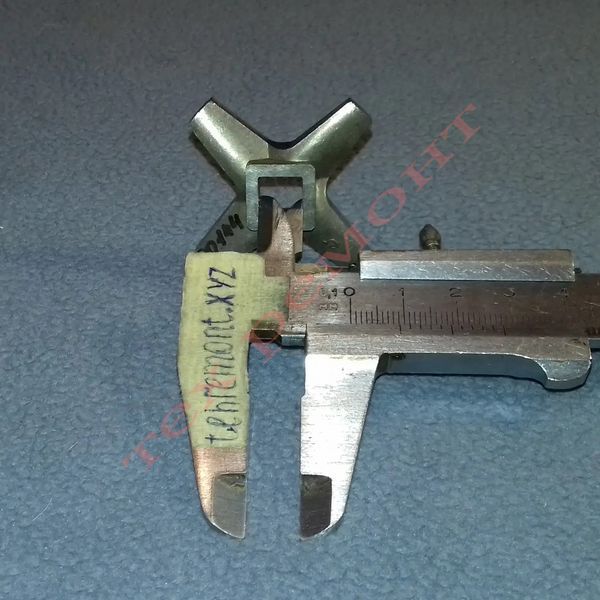 Односторонній ніж No5 &mdash; 86.1007 для м'ясорубки Zelmer, Bosch, Gorenje, Siemens, Vitek, Philips "00620949, 00028887" 53 фото